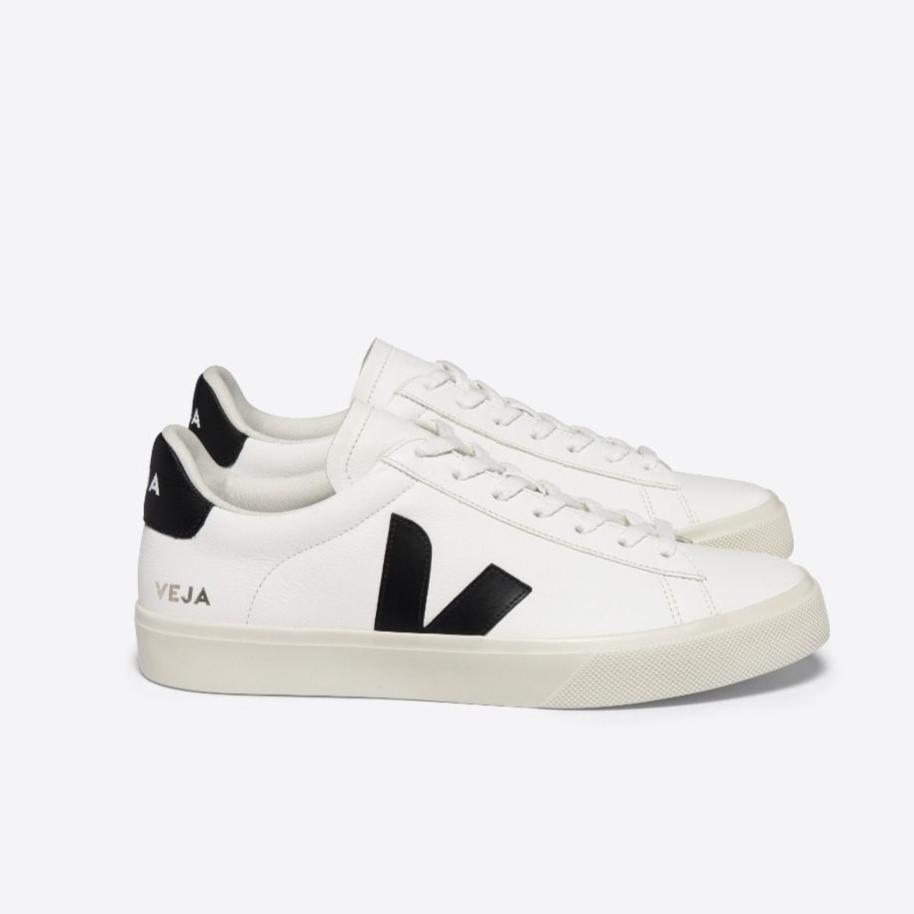 Veja Campo Leather White Black