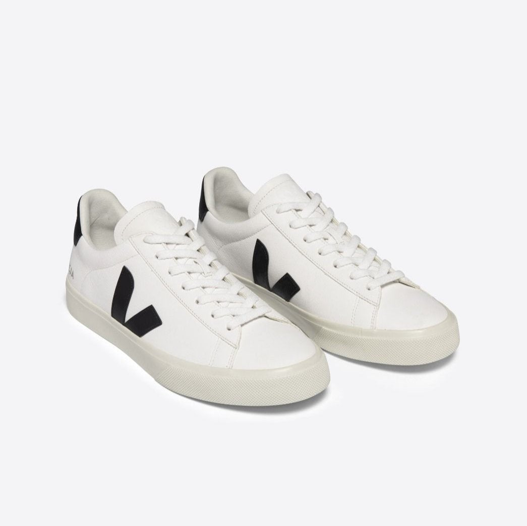 Veja Campo Leather White Black